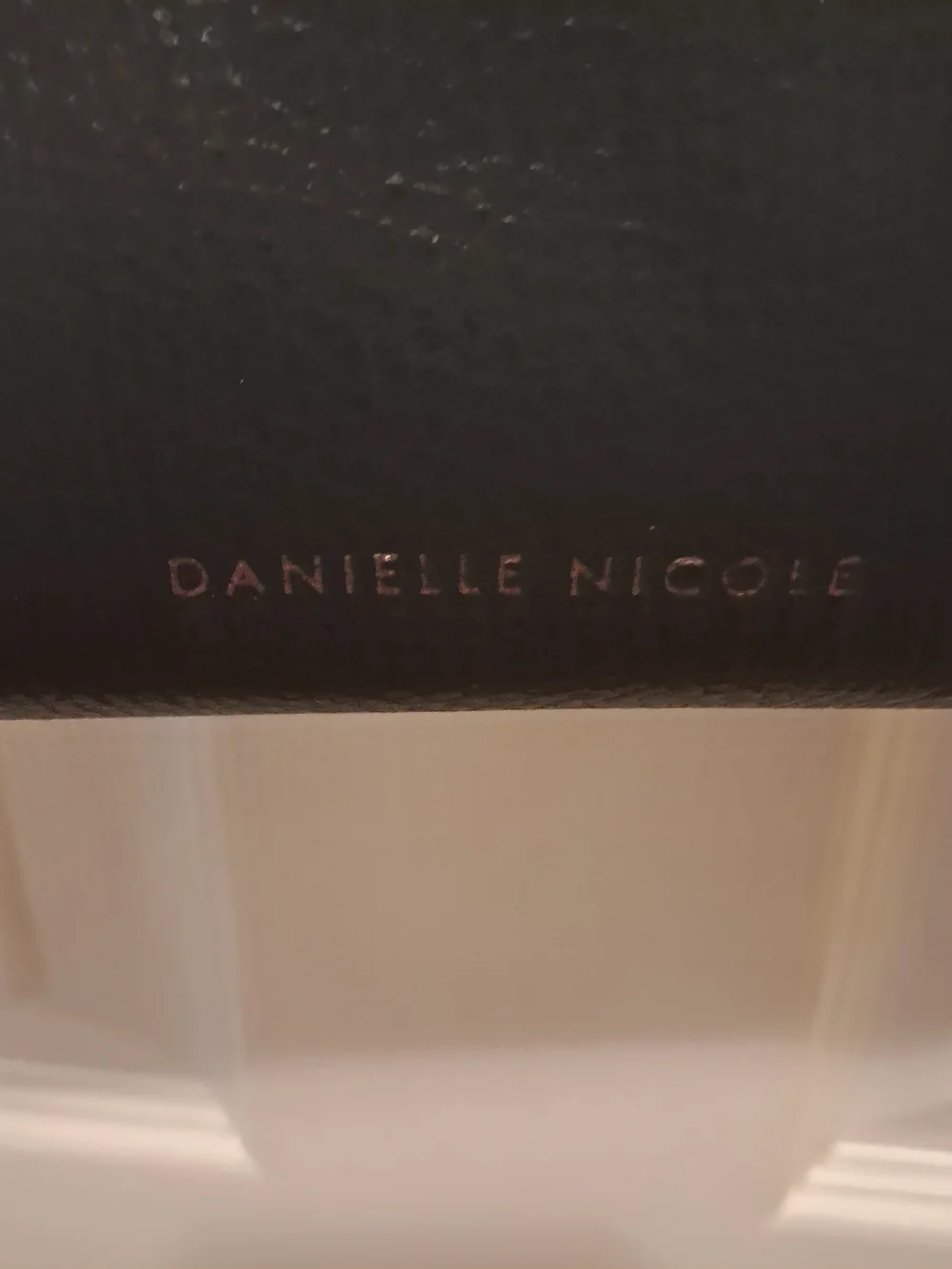 Danielle Nicole Henley Navy Blue Leather Chain-Shoulder Crossbody Bag - Picture 6 of 7